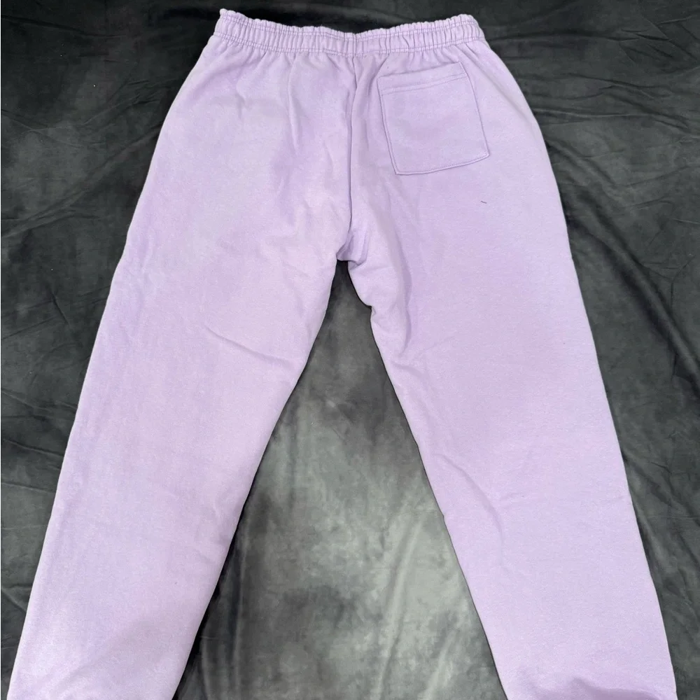 Sp5der Violet Purple Sweatpants authentic - Picture 9 of 14
